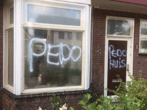 graffiti: pedo house